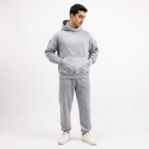 Sudadera con Capucha de Invierno de Alta Calidad, de Una Sola Capa, con Cierre, 100% Algodón, Forro Polar, Secado Rápido, Transpirable, Personalizable para Hombre - Product Image 1