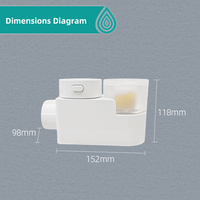 Filtration d'eau Calux Filtre purificateur de robinet de beauté à domicile avec filtre de robinet à charbon actif/VC pour une meilleure peau