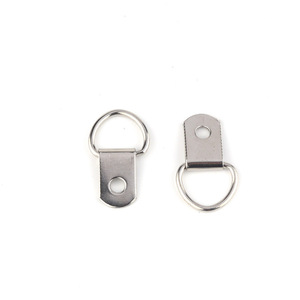 Semicircular Metal Hanging Ring Single Hole <b>Hook</b> For Picture Frame And Sign <b>Display</b> Minimalist Design Rust Resistant - Product Image 1