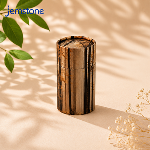 Boîte d'emballage en tube de carton kraft écologique, design personnalisé, pour urne funéraire, avec couvercle, pour cérémonie de commutation des cendres - Product Image 1
