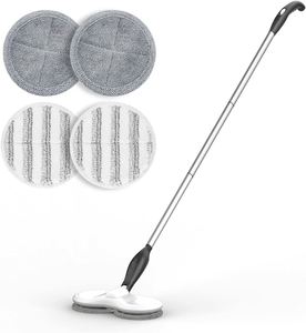 Self-Propelling Eco-Friendly Portable Hardwood Tile Floor <b>Cleaner</b> Automatic Cordless Electric Spinning <b>Spray</b> Mop Stainless Steel - Product Image 1