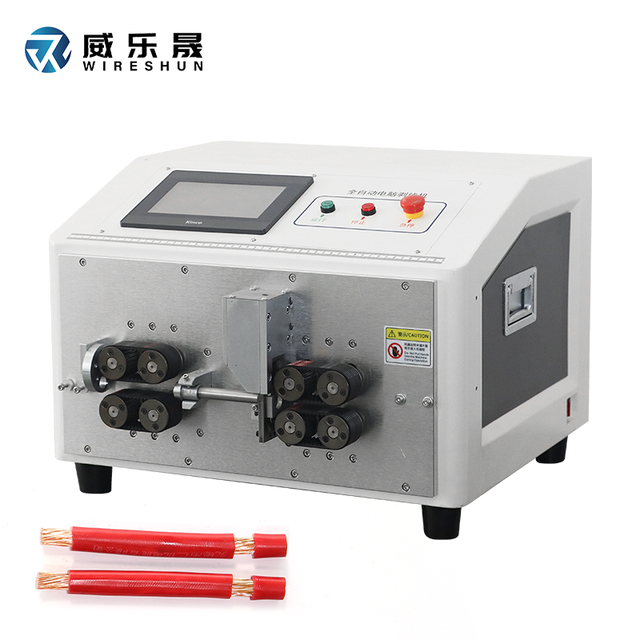 WS-835 Fully Automatic Cable Wire Cutting stripping machine for Large Square Cables
