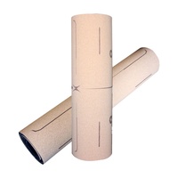 Özel Baskı ve Logolu Doğal Mantar Çevre Dostu Vegan Yoga Matı Kadınlar İçin 183x66cm Pürüzsüz Saplı Sıcak Fırsat