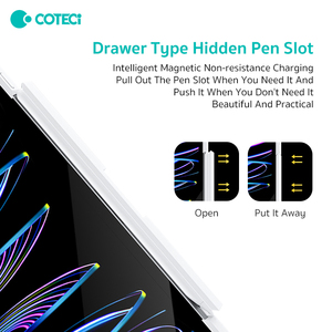 Coteci roated máy tính bảng Bàn phím trường hợp đối với <span class=keywords><strong>iPad</strong></span> không khí 4 5 gen 10.9 11 13 inch M2 M3 <span class=keywords><strong>iPad</strong></span> Pro 12.9 11 13 inch M4 2 3 4 gen - Product Image 4