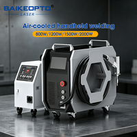 Machine de soudage laser portative 5-en-1, refroidie par air, pour soudage, découpe, nettoyage et élimination de la rouille
