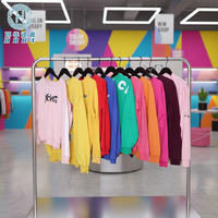 Vente en gros de sweat-shirts unisexes en coton à col rond, modèles mixtes, emballés en balles, origine Chine, usine pour revendeurs, marque HHRT Fashion.