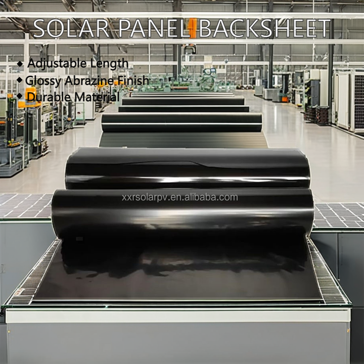Black Color PET TPT TPE Backsheet Film for Solar Panels