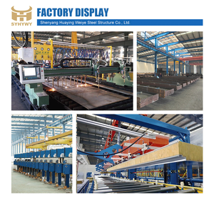 Estrutura de Aço Prefabricada Personalizada para <span class=keywords><strong>Hangar</strong></span>, Armazém e Oficina - Product Image 4