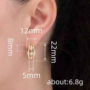 Orecchini a Cerchio Semplici per Donne, Accessori Classici per Uso Quotidiano - Product Image 4