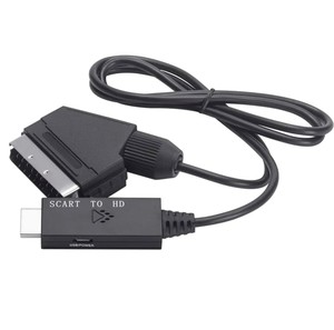 Soporte 720P 1080P Nueva llegada SCART a <span class=keywords><strong>HDM</strong></span> con cable HD - Product Image 4