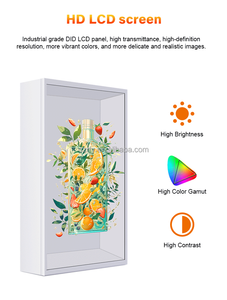 Treo tường thương mại chơi màn hình trong suốt Màn hình 32 "43" 50 "55" inch LED quảng cáo hiển thị - Product Image 4