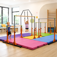 Barre de gymnastique pour enfants en acier, équipement de fitness, activité physique préscolaire, centre d'entraînement Montessori, exercice intérieur, équilibre