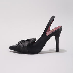 Exquisitos Zapatos de Tacón con Adornos de Perlas para Mujer, Tacón Cuadrado con Detalle de Perlas, Punta Puntiaguda, Zapatos de Noche - Product Image 3