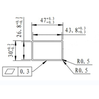 Bming - Couvre-lampes et accessoires rectangulaires multi-usages en polycarbonate personnalisés pour l'industrie japonaise, européenne et asiatique