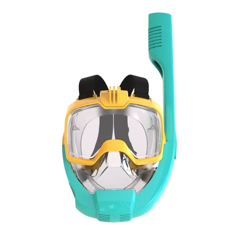DEX New wholesale unisex full face snorkeling mask swimming safely prevent CO2 residual short air flow system