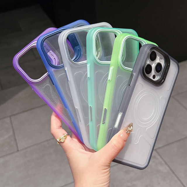 The Latest Best-selling Transparent and Colorful Fashionable Phone case TUP+PC Material Is Suitable for iPhone 16E