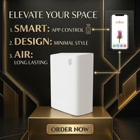 Diffuseur d'air mural professionnel intelligent, machine d'aromathérapie électrique sans eau, prix abordable, pour huiles essentielles, en plastique