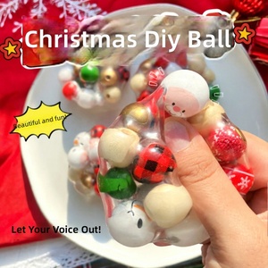Christmas Limited Handmade Rubber Fidget <b>Squeeze</b> <b>Ball</b> Anti-Stress Toy with Beads for Teens & Adults Girls & Boys - Product Image 3