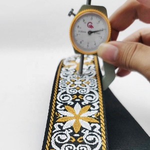 กระเป๋าริบบิ้นผ้าแจ็คการ์ดทำจากโพลีเอสเตอร์ขนาด50มม. สายรัดกระเป๋าสะพายไหล่แบบกว้าง - Product Image 2