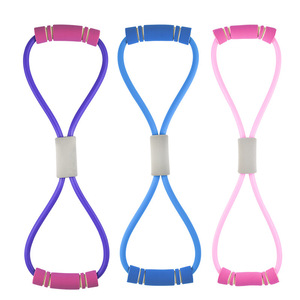 Bande de résistance extensible de Yoga, corde de traction circulaire pour étirements, exercices de Yoga - Product Image 1