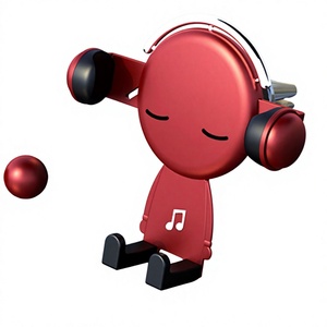 Supporto per telefono a forma di auto da cartone animato per bocchette dell'aria del letto, con ventosa, a gravità, completamente automatico, universale - Product Image 1