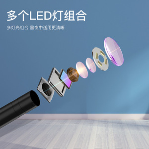 Industrial Endoscope 14mm 3X Zoom White Led Android Compatible Architecture Use 2592x1944 Pixels - Product Image 3
