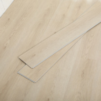 Revêtement de sol en vinyle SPC imperméable, écologique, antidérapant, aspect bois, à lattes larges, pour usage intérieur (maison, bureau, hôtel), idéal pour pose sous plancher.