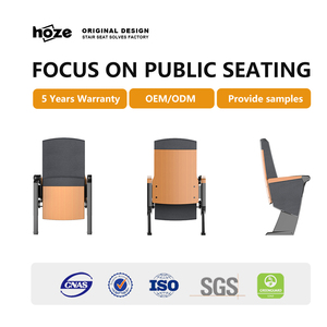 Hoze HS-1214การออกแบบที่ทันสมัยเก้าอี้โรงหนังอลูมิเนียมอัลลอยด์เหมาะกับสรีระเฟอร์นิเจอร์เชิงพาณิชย์พับได้ทนทาน - Product Image 2
