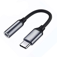 NOUVEAU Adaptateur audio USB 3.0 blindé M G Braid Type C avec prise jack 3,5 mm pour casque, dongle DAC numérique HiFi 16 bits 48 kHz