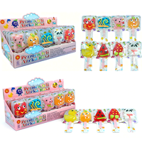 Bonbons gélifiés 3D en forme de fruits, saveurs assorties, vente en gros, gommes molles pour les fêtes d'enfants