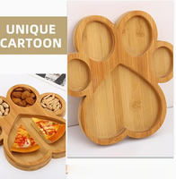Plateau en bois minimaliste en forme de cœur, motif nature morte, résistant à la chaleur, pour la Saint-Valentin
