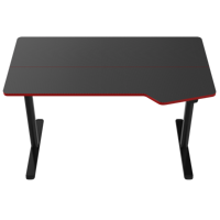 LOCTEK NOUVEAU Bureau d'ordinateur de jeu électrique moderne et économique à un moteur avec surface texturée en fibre de carbone GET157-12060-2P