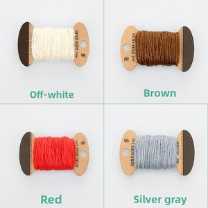 Cordon en jute coloré de 2 mm x 10 m, en paquet, fait main, pour usage industriel, matériel de bricolage, corde décorative, ne se décolore pas - Product Image 3