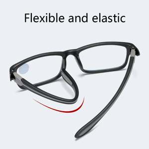 Gafas de Lectura con Marco TR90 Negro y Rojo para Hombre y Mujer, Gafas Deportivas con Protección Anti Luz Azul para Presbicia, de +100 a +400 - Product Image 2