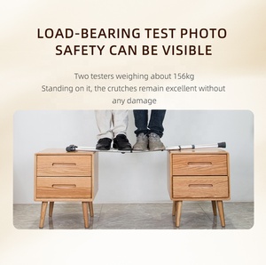 Телескопические костыли MSMT из алюминия, портативные, медицинские, для взрослых, оптом, складные, подмышечные, для инвалидов, регулируемые по высоте - Product Image 3