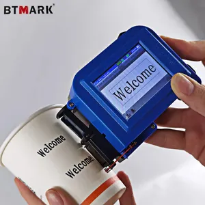 BTMARK-impresora de inyección de tinta portátil, Mini impresora de inyección de tinta a la moda para Cartón, 2023