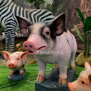 Modello Animatronico di Maiale a Grandezza Naturale di Alta Qualità, Simulazione Realistica di Maiale Carino per Parchi di Divertimento - Product Image 4
