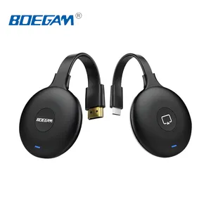 מפעל סיטונאי תצוגת Wifi דונגל 1080P 2.4G/5G מתאם תצוגת HDMI אלחוטי בכל תקופה עבור מקרן טלוויזיה יצוק כרום