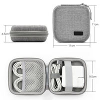 Estuche Rígido de EVA de Alta Calidad con Cierre Personalizado para Cables de Datos, Bolsa de Almacenamiento Portátil para Accesorios Digitales de Viaje