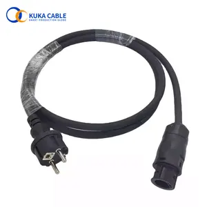 Zonnepaneel Systeem H07RN-F 3*1.5mm2 Kabel Micro Inverter Kabel Batterij Bc01 Vrouwelijke Plug Schuko Plug