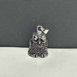 Collar de Cadena de Acero Inoxidable con Adorno Retro de Búho y Colgante de Campana de la Suerte con Llave, para Comercio Transfronterizo en AliExpress - Product Image 6