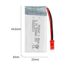 3,7V 500mAh 25C Hochleistungs-LiPo-Akku 752540 für RC-Drohnen und Flugzeugmodelle - Product Image 2