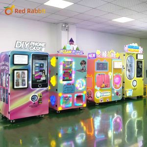 Thỏ đỏ đổi mới shoppingmalls bán hàng tự động ghép hình câu đố Máy cắt để bán màn hình cảm ứng hiển thị Bảo tàng Máy bán hàng tự động - Product Image 6