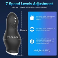 Godemiché d'entraînement pour hommes grande taille, étanche, à succion et vibration, télescopique, pour l'entraînement du gland