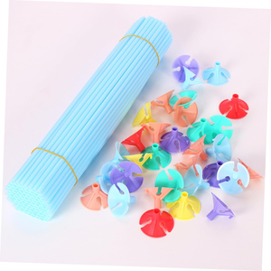 อุปกรณ์ตกแต่งลูกโป่งยางสีแดงกุหลาบแบบรักษ์โลก ทนทาน พร้อมอุปกรณ์ผูก สายรัด และแท่งยึดริบบิ้นสำหรับตกแต่งคริสต์มาส - Product Image 4