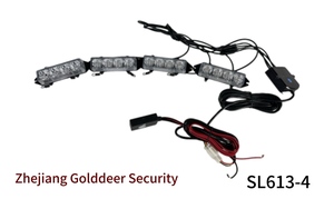 Golddeer 4 en 1 luces de advertencia de ambulancia estroboscópica DE EMERGENCIA azul con señal de Flash de Control bombero Beacon SL613-4 - Product Image 6