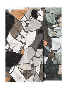 Azulejo de Porcelana con Acabado Mate, Efecto Mármol, Aspecto de Piedra Agrietada, para Terraza de Villa, Restaurante, Cadena de Tiendas, Club, Decoración de Estilo Vintage - Product Image 1