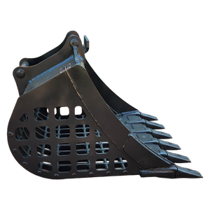 Godet de tri à grille pour excavatrice haute performance pour travaux routiers et aménagement paysager, destiné au tri des matériaux et à la séparation des matériaux dans les carrières - Product Image 5