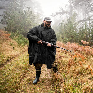 Poncho Impermeable con Capucha para <span class=keywords><strong>Hombre</strong></span>, de Nailon, Táctico, de Camuflaje, para Exteriores, de Protección, para Emergencias, al por Mayor - Product Image 5