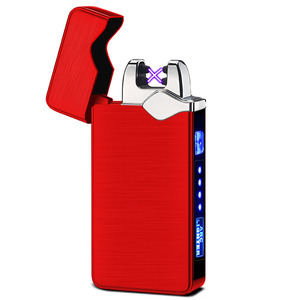 Produttore <span class=keywords><strong>professionale</strong></span> accendino USB ricaricabile Mini accendini elettrici senza fiamma antivento portatili sottili personalizzati - Product Image 6